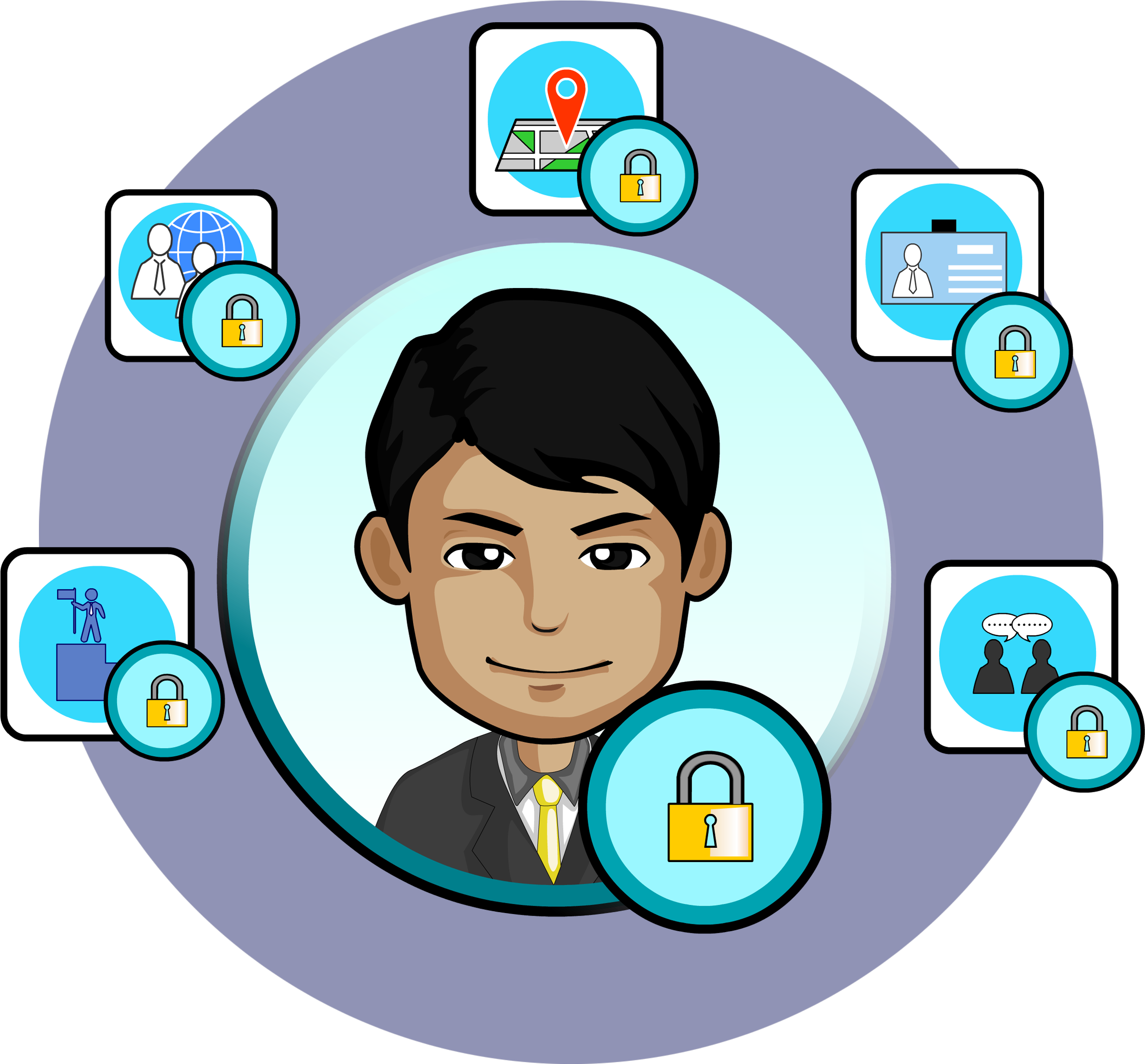 Data Clipart Data Privacy - Data Privacy In The Philippines (2472x2298)