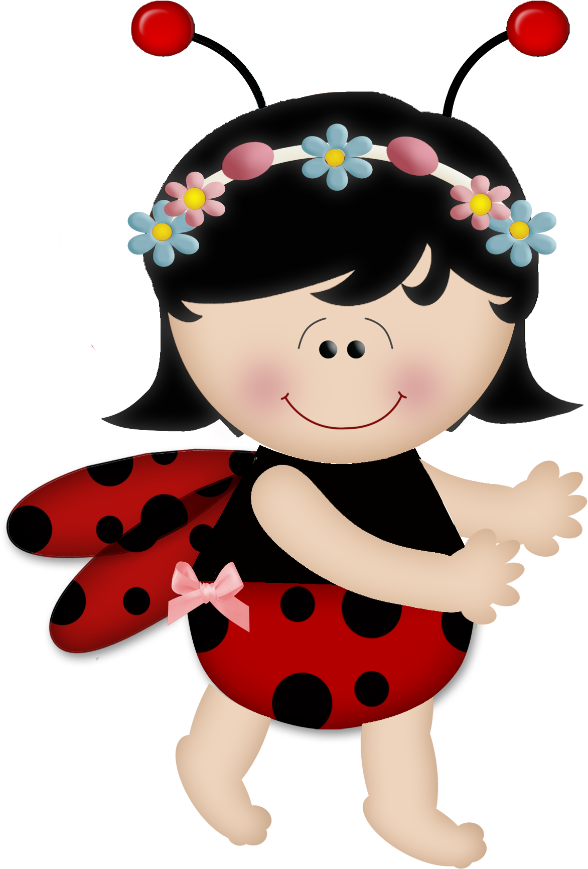 B *✿* Jardim Da Joaninha Elemento, Clipart, Love Bugs, - Dibujos De Mariquitas Tiernas (2422x1847)