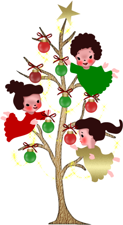 Forgetmenot Christmas Angels Pinterest Png Navidad - Cartoon (503x800)