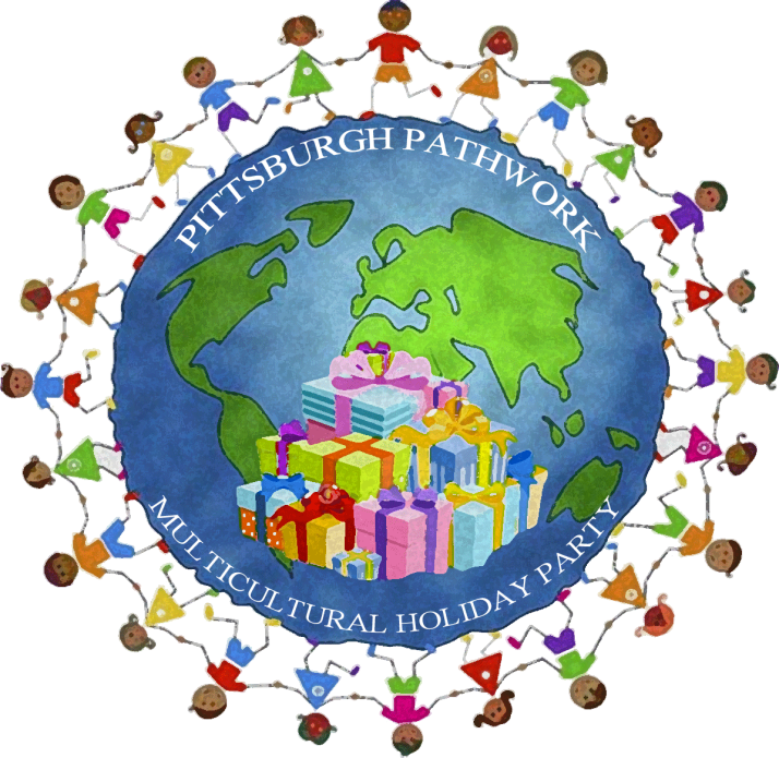 Pittsburgh Pathwork Multicultural Holiday - Earth With People Holding Hands (714x695)