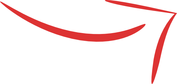Curved Red Arrow (591x282)