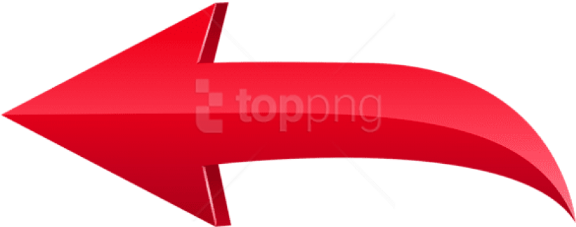 Free Png Download Arrow Red Left Clipart Png Photo - Red Arrow Sign Png (850x332)