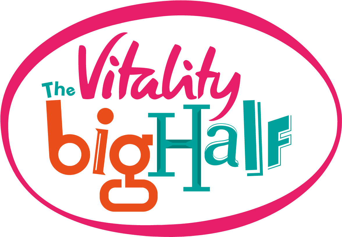 Join Team Camfed For The Vitality Big Half - Vitality Big Half Logo (1187x828)