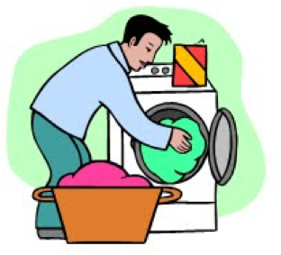 ~la Esposa Colgando La Ropa - Imagenes De Do The Laundry (400x300)