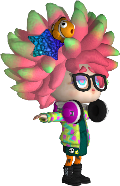 Banner Library Stock Wii U Moe The Models Resource - Splatoon Annie (750x650)
