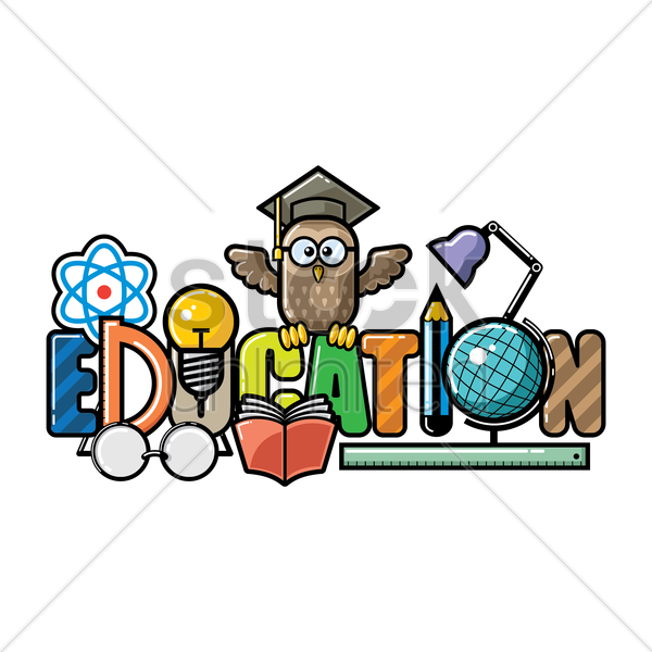 Lettering Design Vector Image Stockunlimited Graphic - Education Lettering Design (600x600)