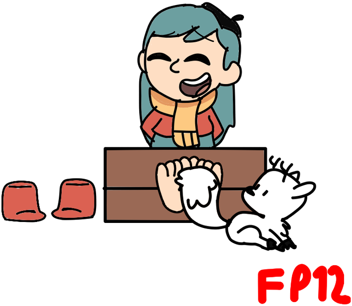 Hilda Tickled By Twig By Francopokes12 - Cartoon (903x885)