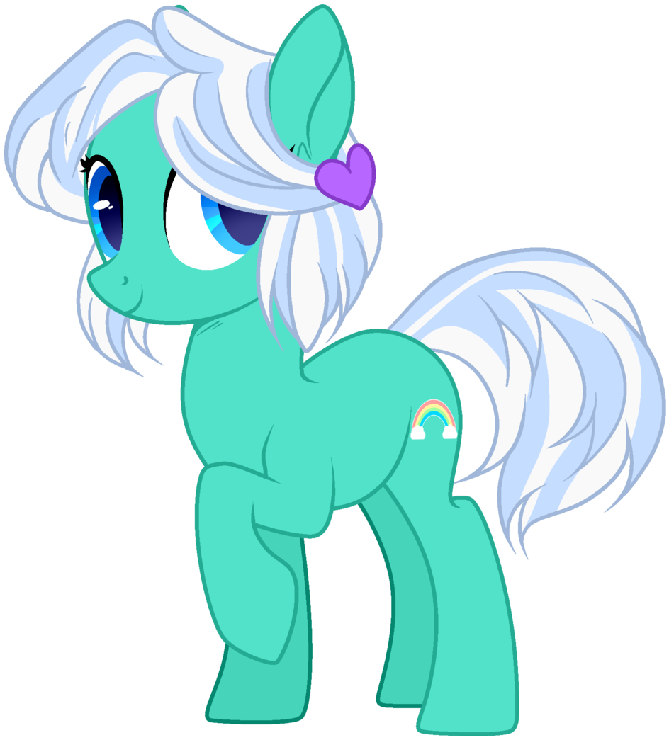 Mintoria, Earth Pony, Female, Mare, Oc, Oc - Cartoon (1024x1151)