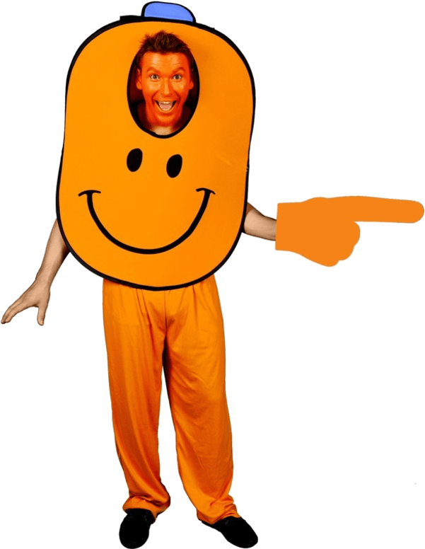 Adult Mr Men Mr Tickle - Mr Tickle Costume (600x951)