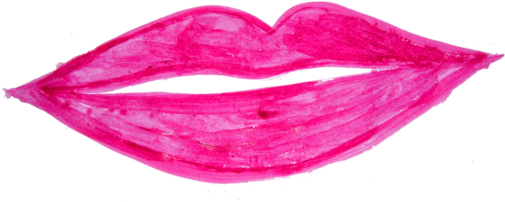 Watercolor Lips Png - Anthurium (1024x423)