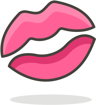 400 Kiss Mark - Icono Beso Png (512x512)
