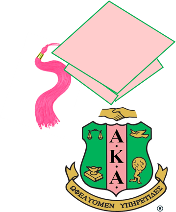 Epsilon Epsilon Chapter Alpha Kappa Alpha Sorority - Alpha Kappa Alpha Logo Transparent (359x433)