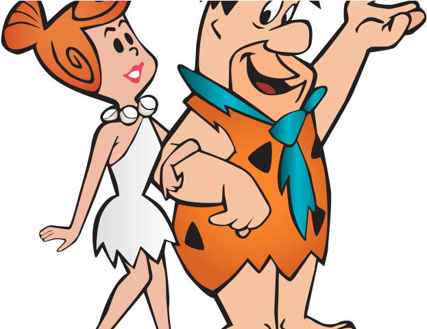Caveman Clipart Flintstones - Wilma And Fred Flintstone (640x480)