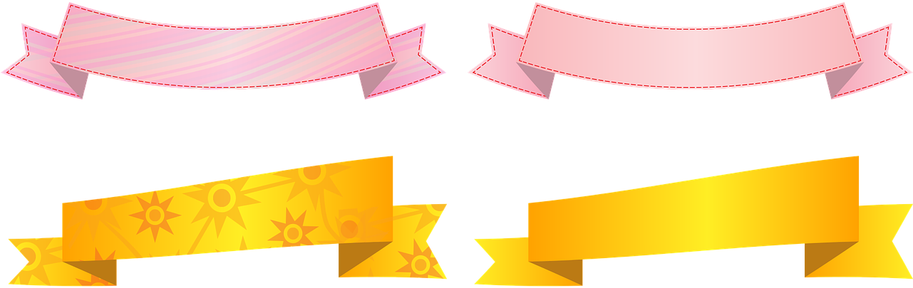 Arched Banner Clip Art - Yellow Vector Waves Png (1280x640)