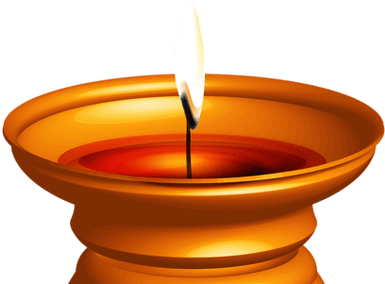 Candles For Diwali Png - Diwali Candle Decorations Png (450x300)