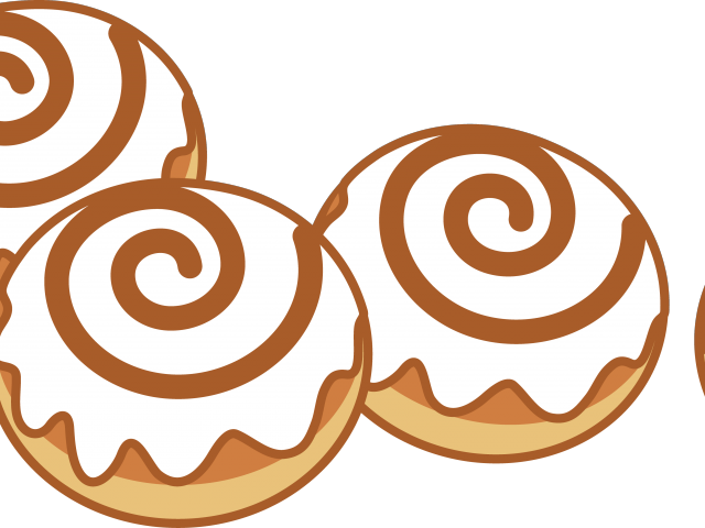 Five Clipart Bakery Food - Cinnamon Roll Clipart (640x480)
