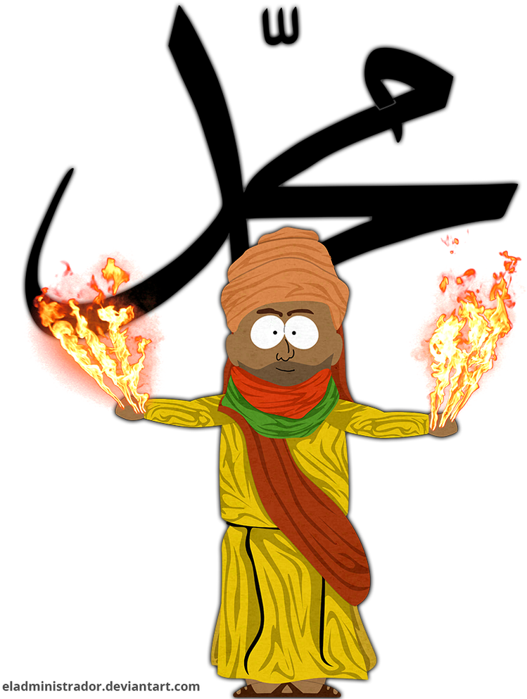 Everybody Draw Mohammed Day-a South Park'd Prophet - South Park Drawing Muhammad (796x1004)