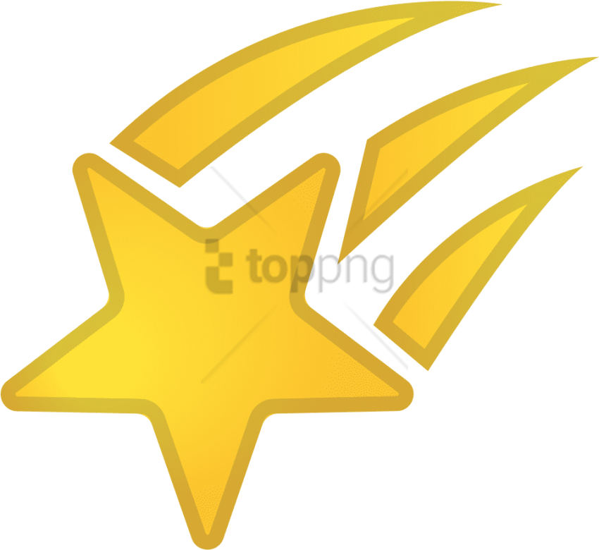 Free Png Shooting Star Icon - Shooting Star Emoji (850x780)
