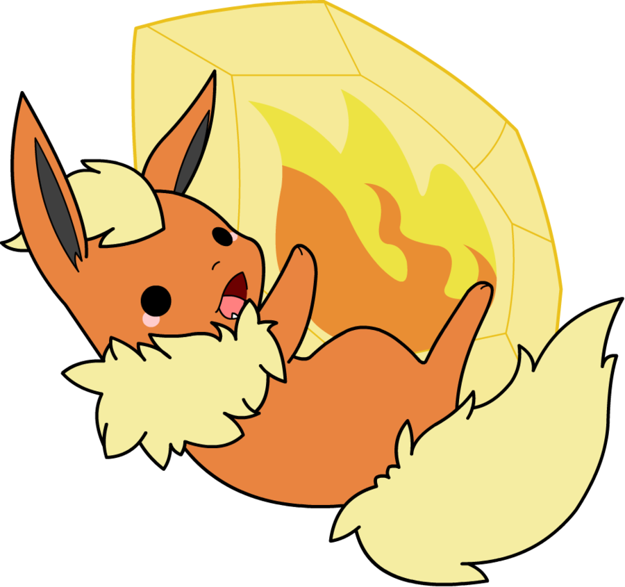 Http - Easy To Draw Baby Flareon With Fire Stone (900x845)