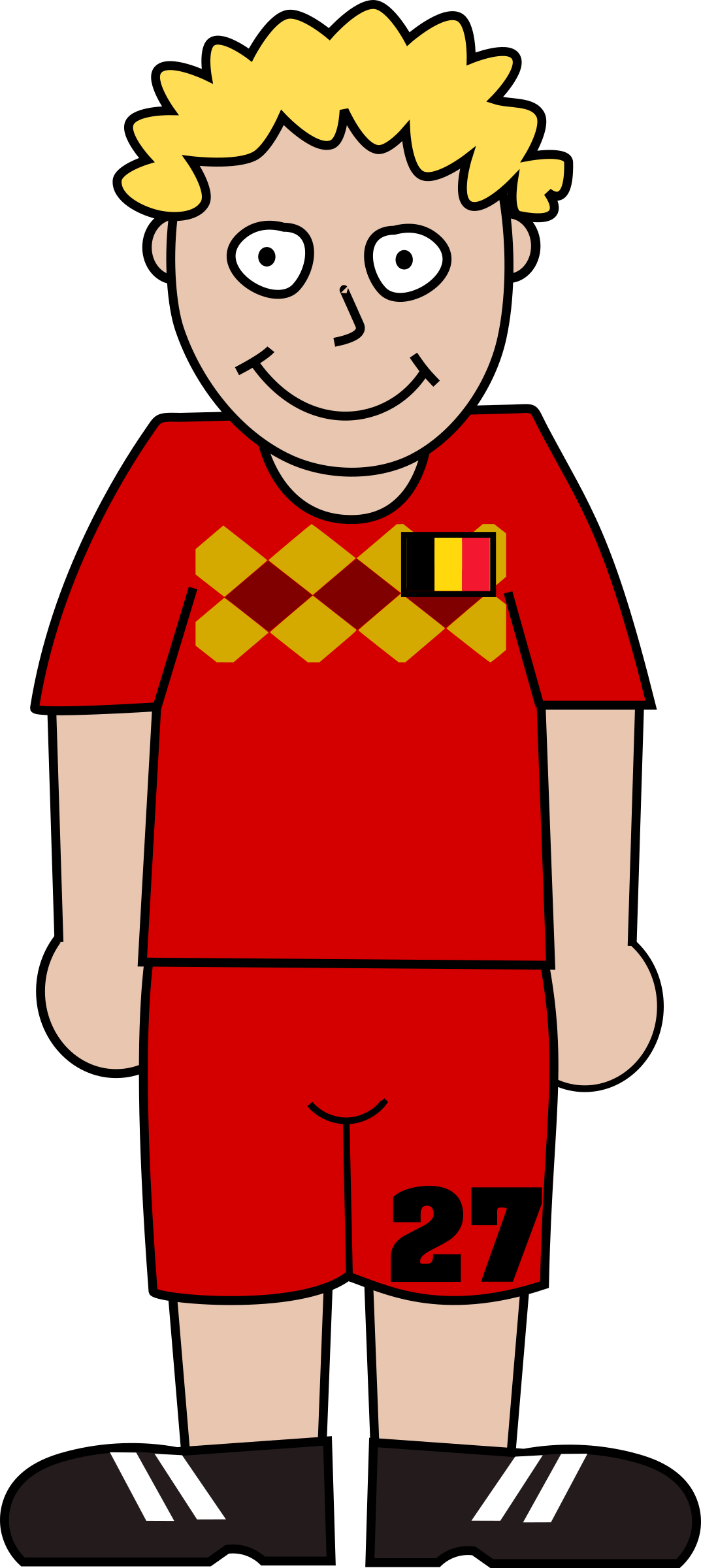 1073 X 2400 0 - Soccer Player Clipart (1073x2400)