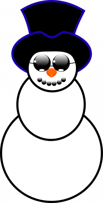 Do You Want To Build A Snowman - Transparent Background Snowman Cartoon Png (350x688)