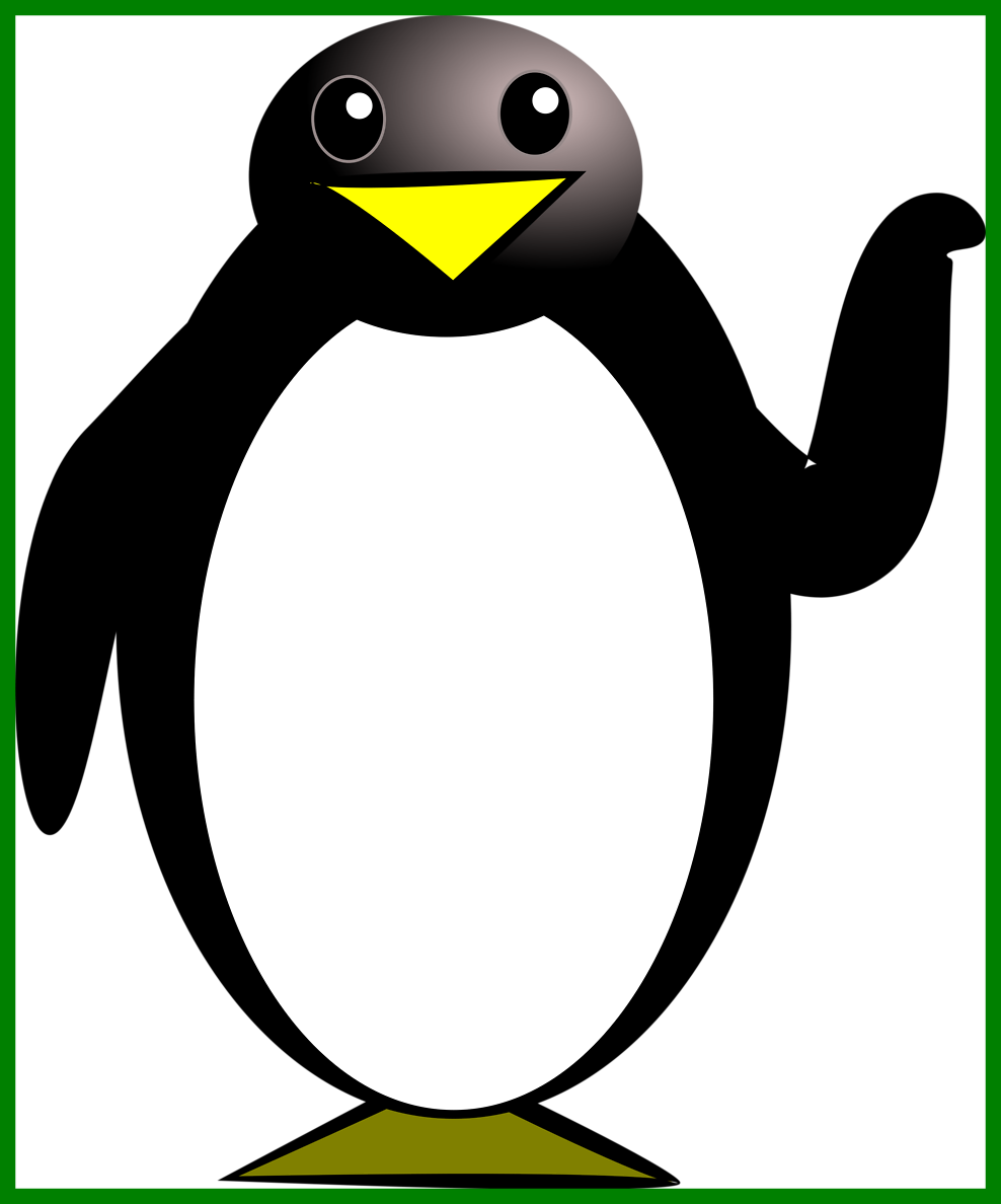 Penguin Clipart Baby Penguin - Penguin Clip Art (988x1188)