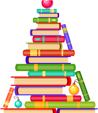 Christmas Tree Clipart Book - Christmas Books Clipart (640x480)