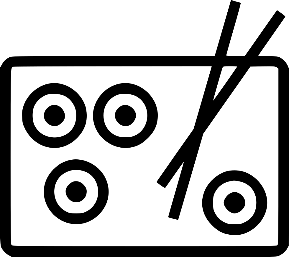 Chopstick Chinese Sushi Dish Comments - Circle (980x874)