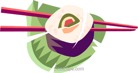 Sushi Livre De Direitos Vetores Clip Art Ilustração - Dish (480x254)