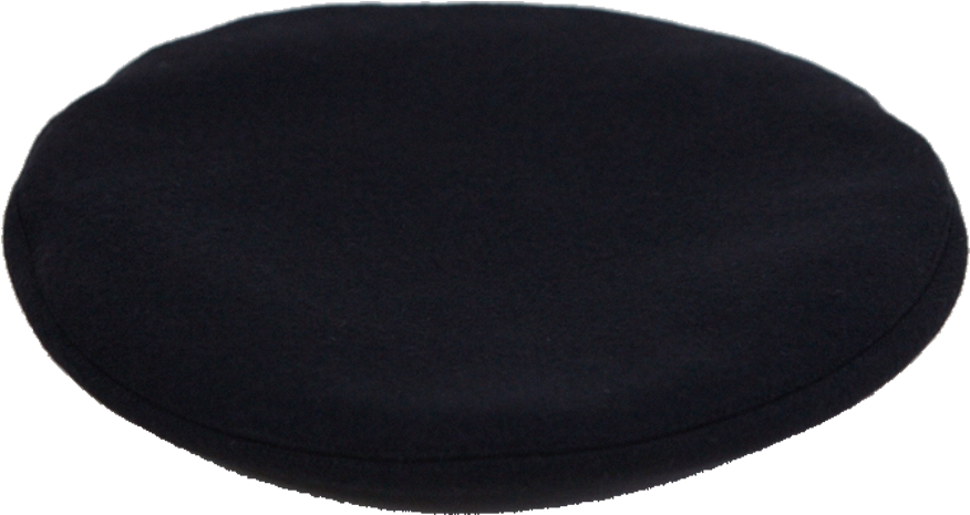 Clipart Free Stock Beret Transparent Black Wool - Circle (1345x898)