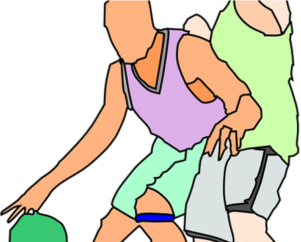 Basketball Team Clipart Offense - Basketball Clip Art (640x480)