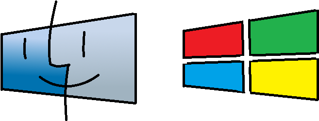 Finder Logo Vs Windows 8 Logo - Finder Logo Vs Windows 8 Logo (826x304)