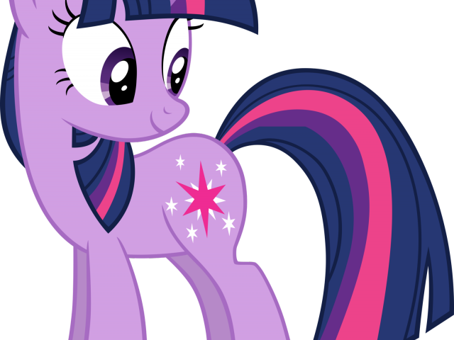 My Little Pony Clipart Twilight Sparkle - Twilight Sparkle Looking Back (640x480)