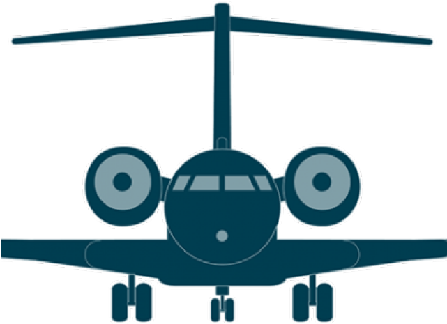 Flight Clipart Fast Plane - Aircraft Front View Clipart (640x480)