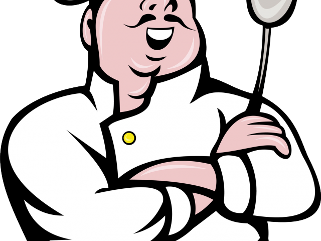 Cooking Clipart Head Chef - Cartoon Chef (640x480)
