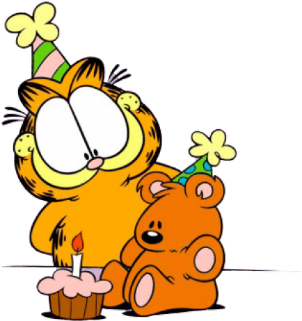 Garfield Clipart Top Chef - Garfield 1st Birthday (640x480)