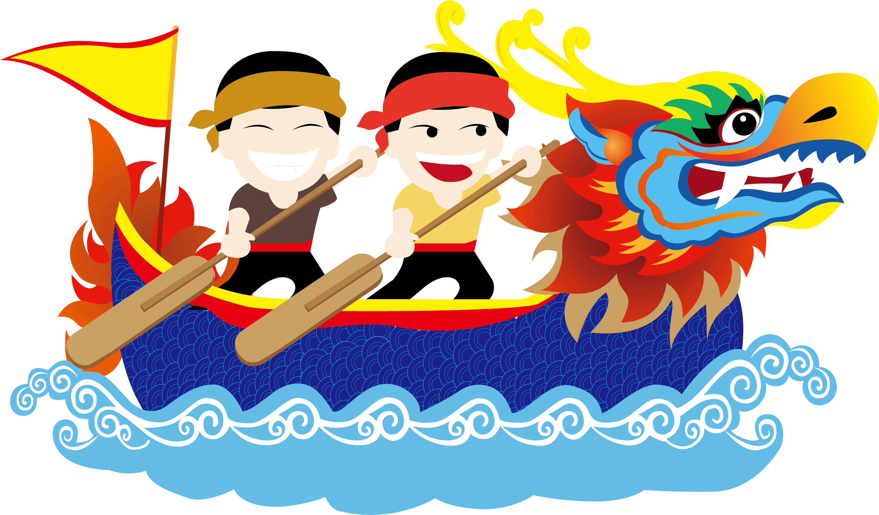 Vector Black And White Library Dragon Festival Clip - Vector Black And White Library Dragon Festival Clip (2867x1682)