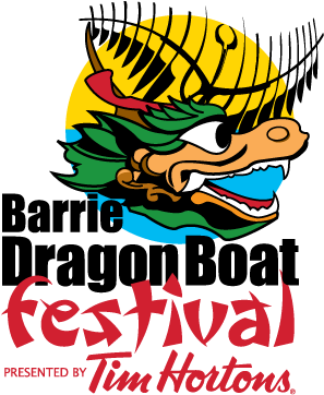 Barrie Dragon Boat Festival Logo - Graphic Design (327x384)