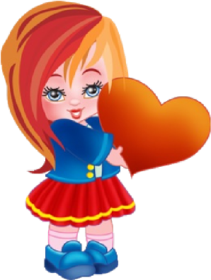Girl Valentine Boy And Children With Flowers Clipart - Child (400x400)
