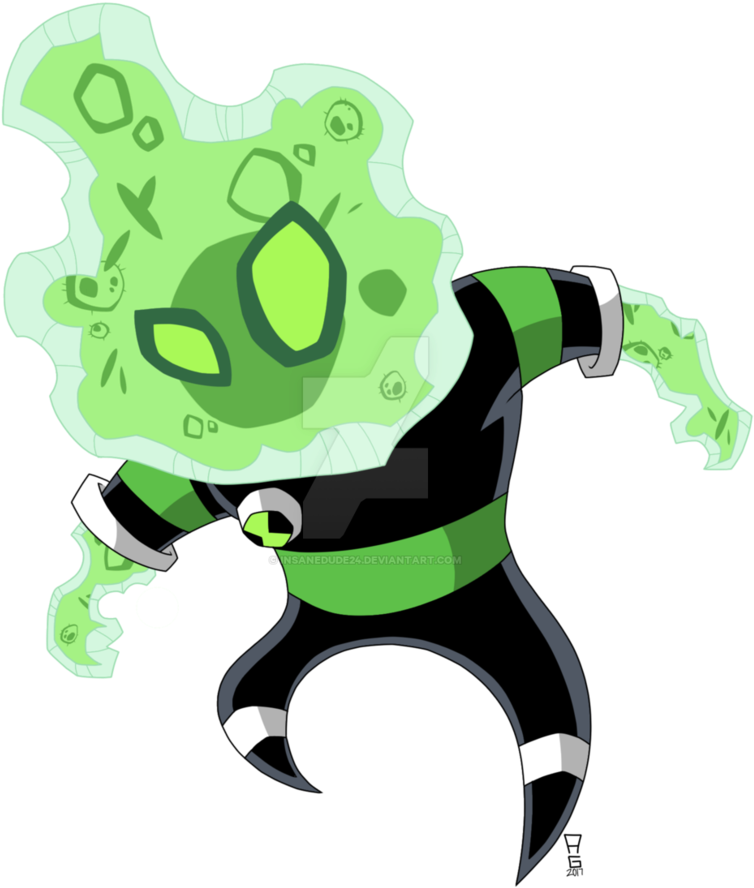 Germinator By Insanedude24 - Green Needle Ben 10 (831x962)