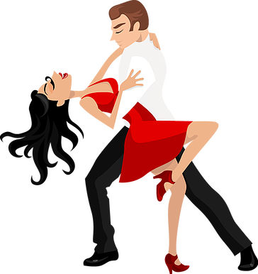 Kisspng Partner Dance Ballroom Dance Dan - Dancing Couple Clipart (364x386)