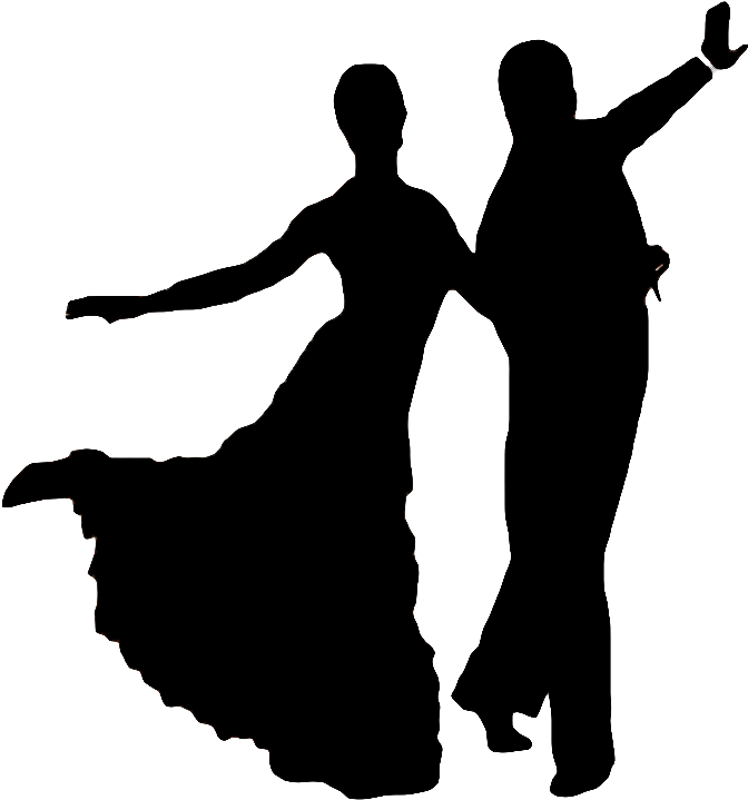 Foxtrot Lessons Ballroom Club - Ballroom Dancing Silhouette Png (740x753)