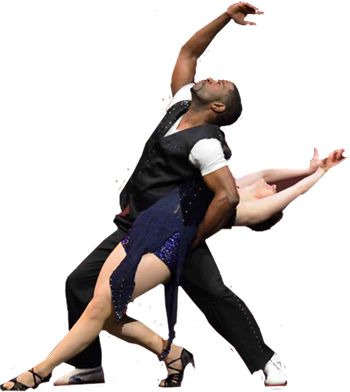Minneapolis Salsa Dancing Duende Dance Studio Clipart - Salsa Dance Transparent Background (350x392)