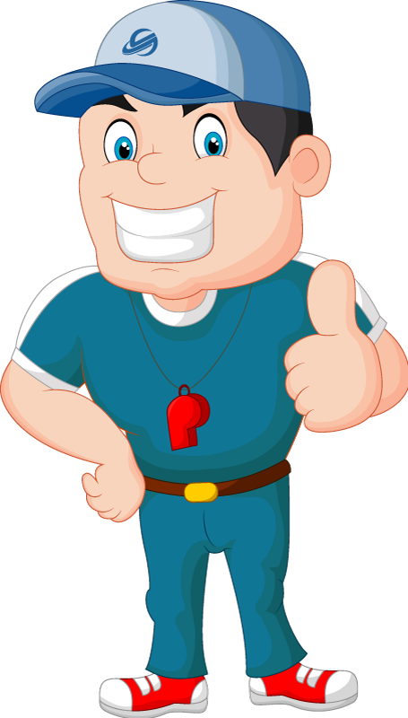 Become A Trainer Digi Safari Be Ⓒ - Sport Coach Cartoon (455x800)