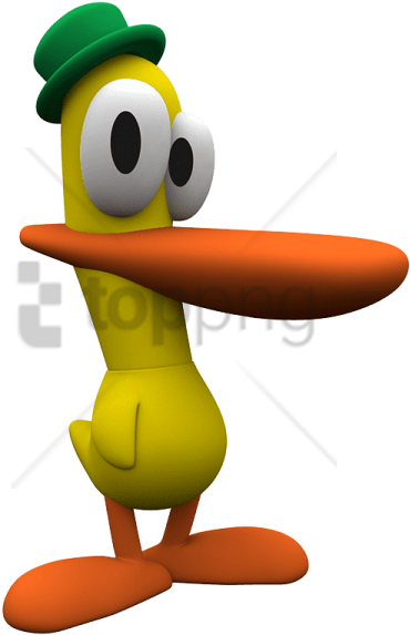 Free Png Download Pato The Duck Funny Face Clipart - Personajes Pocoyo Png (480x578)