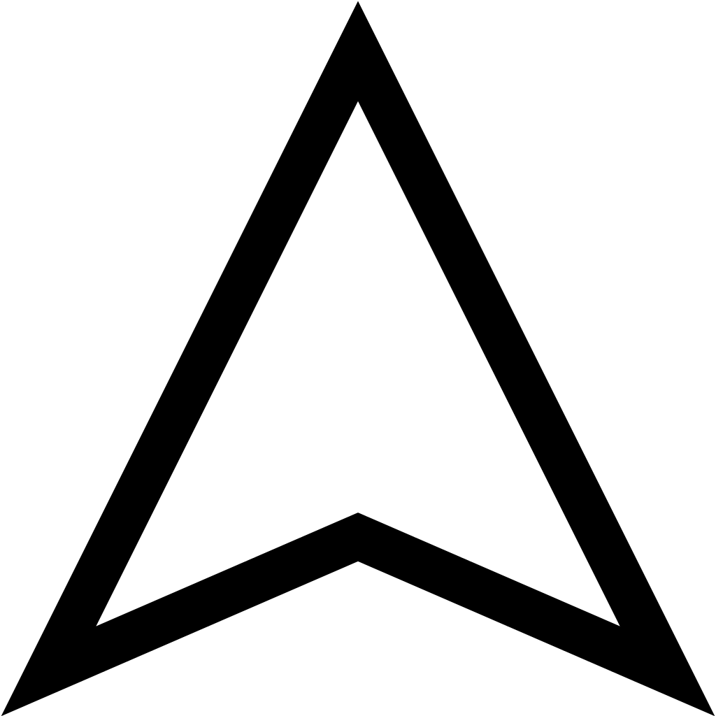 Up White Arrows - White Arrow Transparent Icon (1024x1024)