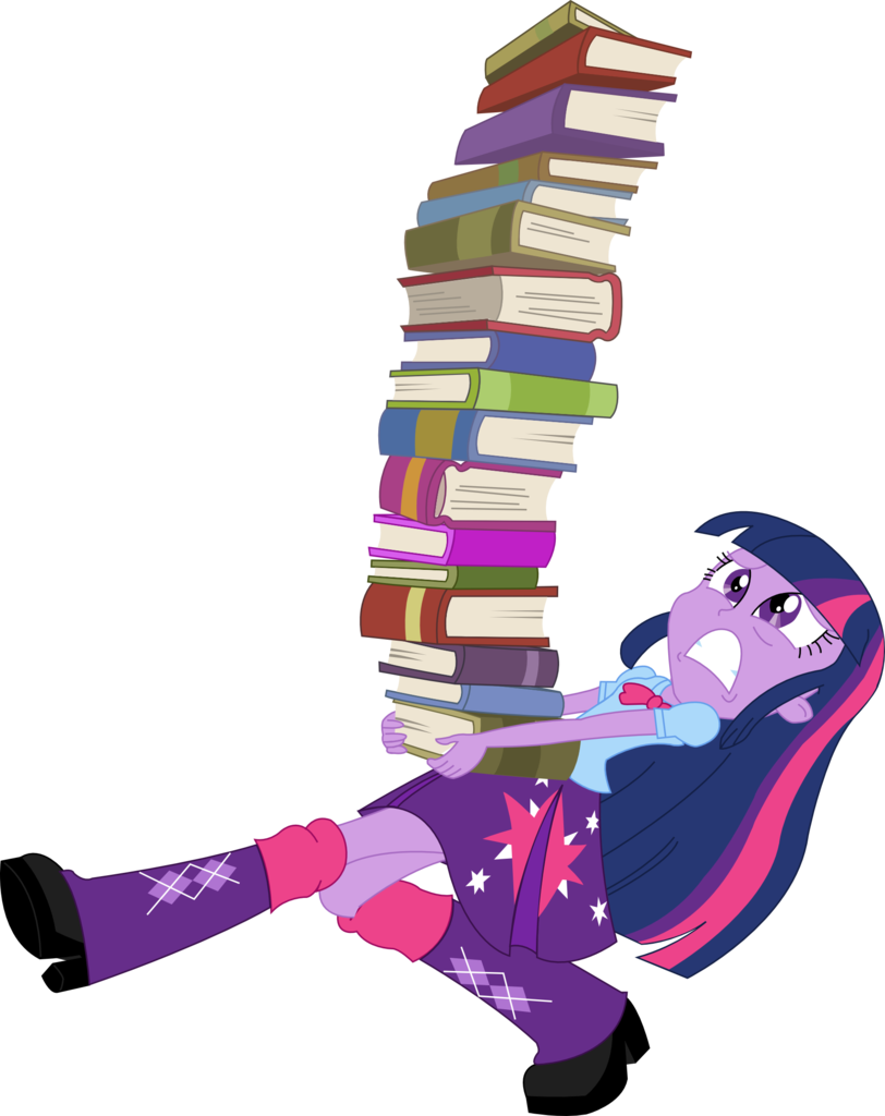 Sketchmcreations, Book, Boots, Carrying, Clothes, Equestria - Hit The Books Cartoon (812x1024)