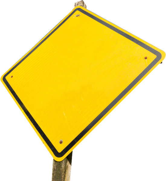 Blank Road Sign For Design - Traffic Sign (550x600)