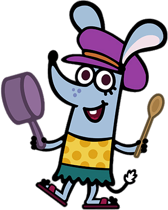 Boj Character Mimi Tapping On Pot - Mimi And Pops Mr Cloppity (640x427)