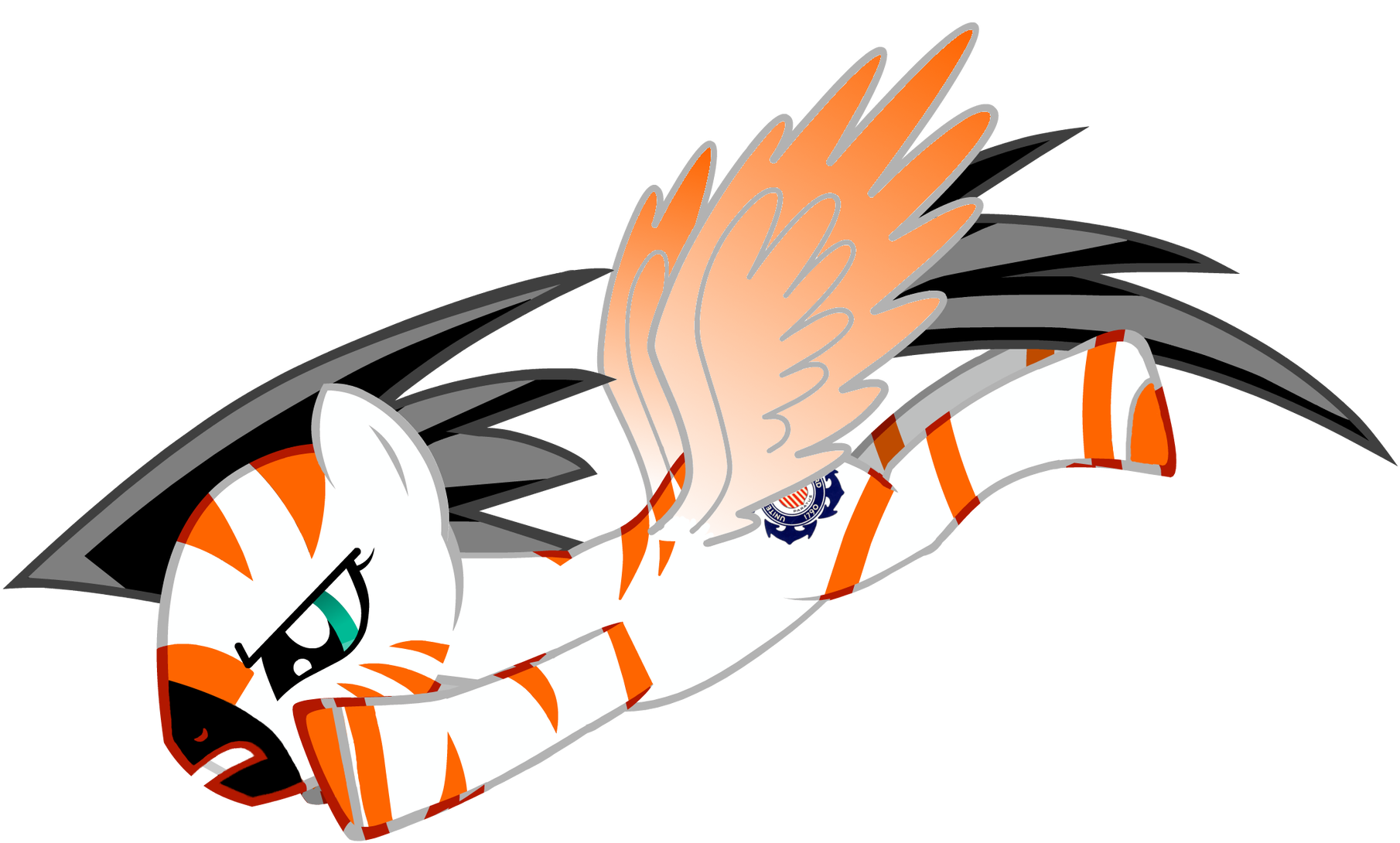 Mintbronycrunch Coast Guard Pony - Illustration (2767x2167)